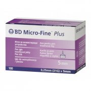 BD MICRO-FINE PLUS Igły 0,25 x 5mm 100szt