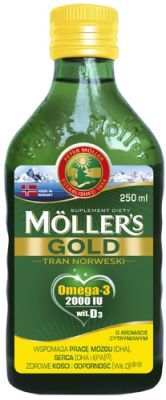 Moller's Gold Tran Norweski płyn 250ml