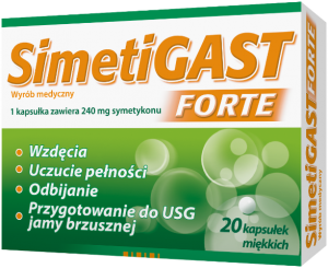 Simetigast Forte 0,24g 20kaps.